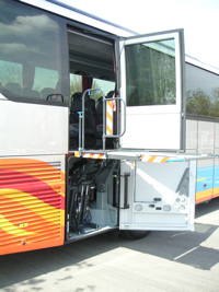 Rollstuhllift Setra S 415 HD